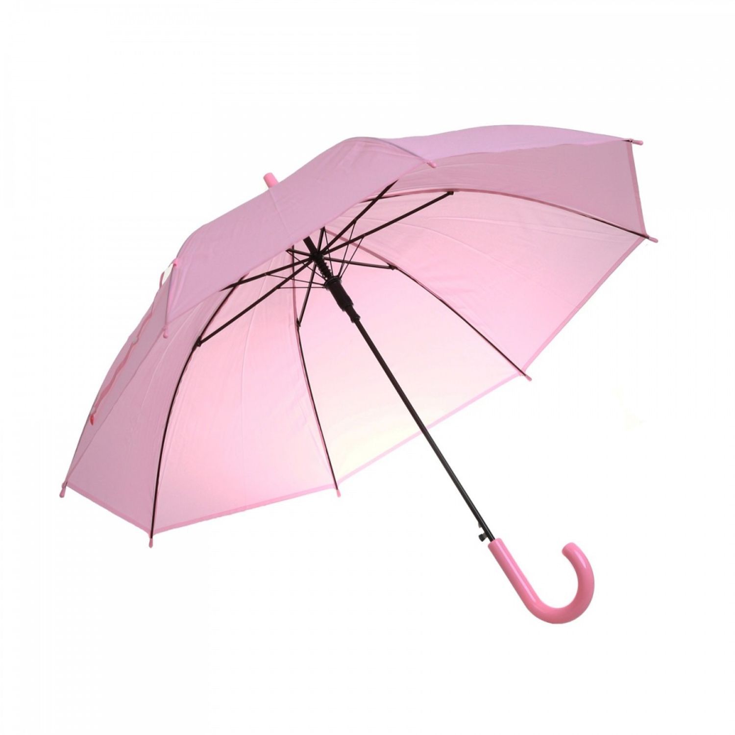Umbrela lunga pvc automata uni PAMI, U-S621-343, 55 cm, 8 spite Roz fotografia produsului View 4 L