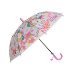 Umbrela lunga pvc automata-copii PAMI, U-S621-340, 50 cm, 8 spite Roz fotografia produsului