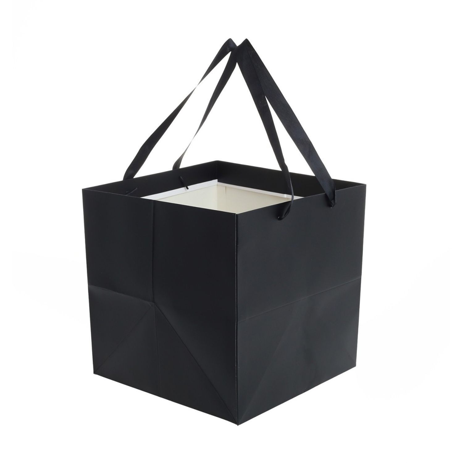 Set de 4 pungi cadou PAMI, PC-621-43M, 25x25x25 cm, Negru fotografia produsului View 3 L