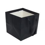 Set de 4 pungi cadou PAMI, PC-621-43M, 25x25x25 cm, Negru fotografia produsului View 4 S