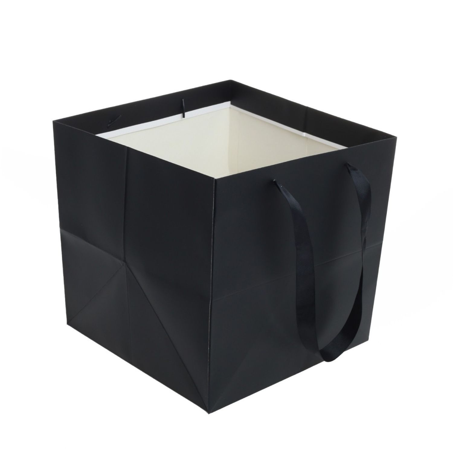 Set de 4 pungi cadou PAMI, PC-621-43M, 25x25x25 cm, Negru fotografia produsului View 4 L