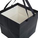 Set de 4 pungi cadou PAMI, PC-621-43M, 25x25x25 cm, Negru fotografia produsului View 6 S