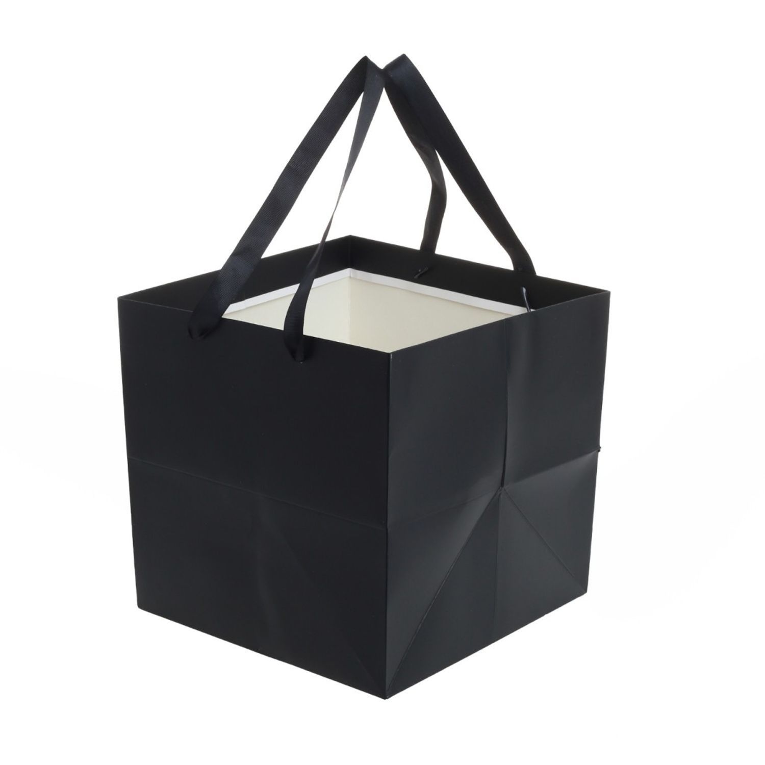 Set de 4 pungi cadou PAMI, PC-621-43M, 25x25x25 cm, Negru fotografia produsului View 2 L