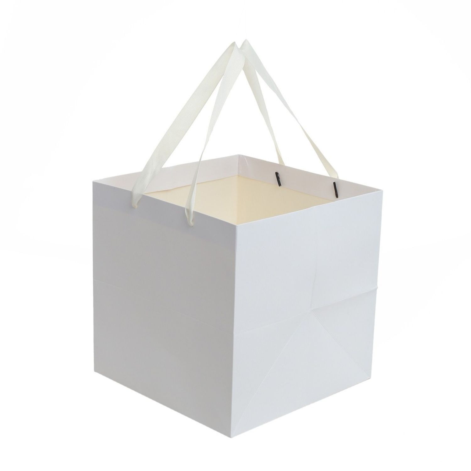 Set de 4 pungi cadou PAMI, PC-621-42L, 28x30x30 cm, Alb fotografia produsului View 4 L
