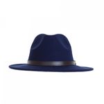 Palarie fedora din stofa, PAMI, PD-0522-72, 57 cm Bleumarin fotografia produsului View 2 S
