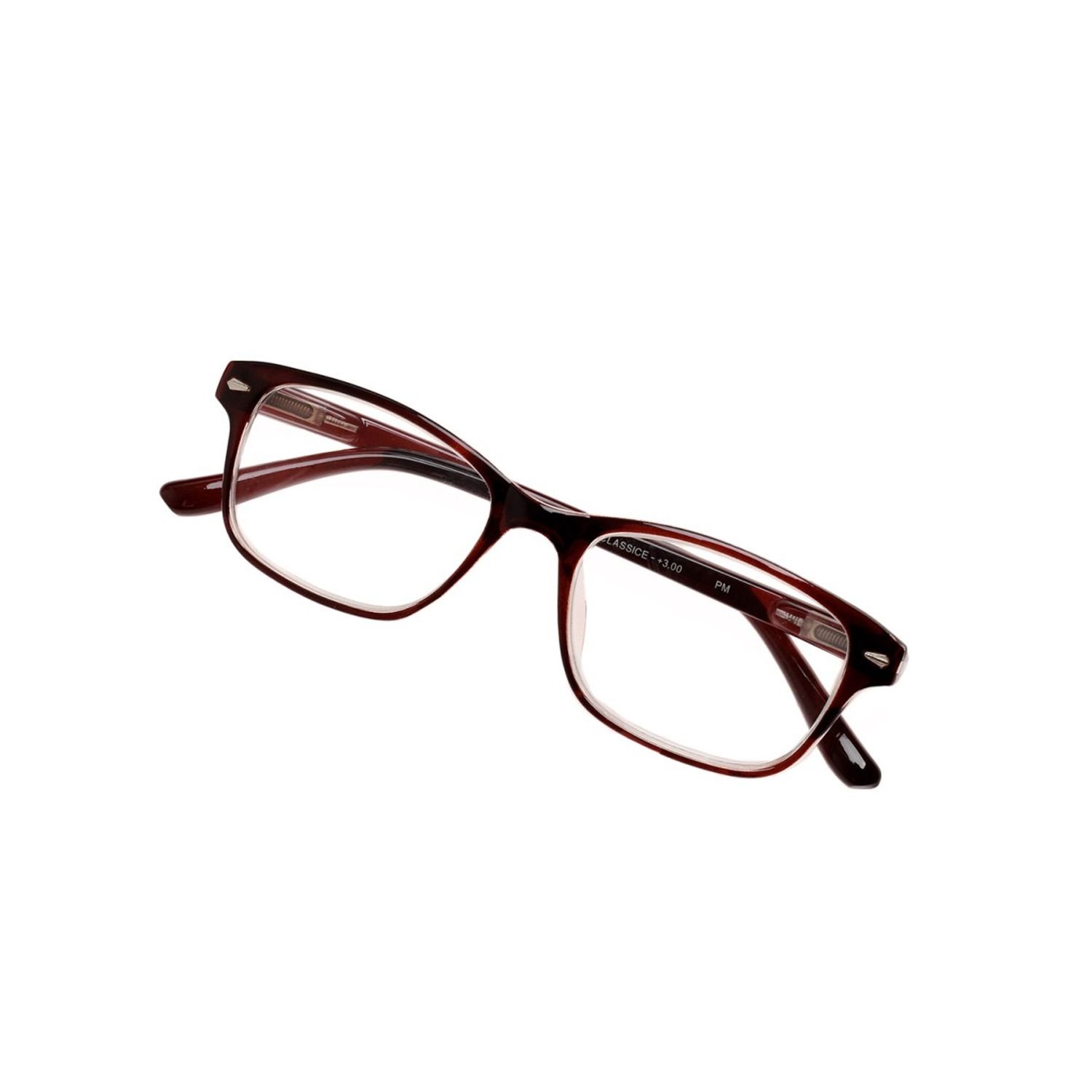Ochelari de citit PAMI, OC1220-41 +2.50 Maro-inchis fotografia produsului View 5 L