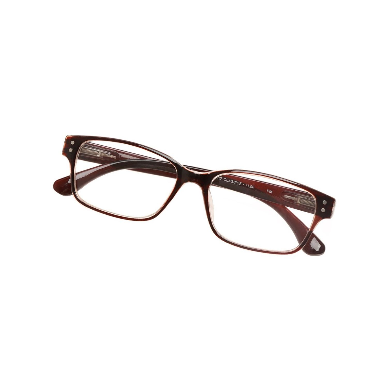 Ochelari de citit PAMI, OC1220-32 +3.00 Maro fotografia produsului View 5 L