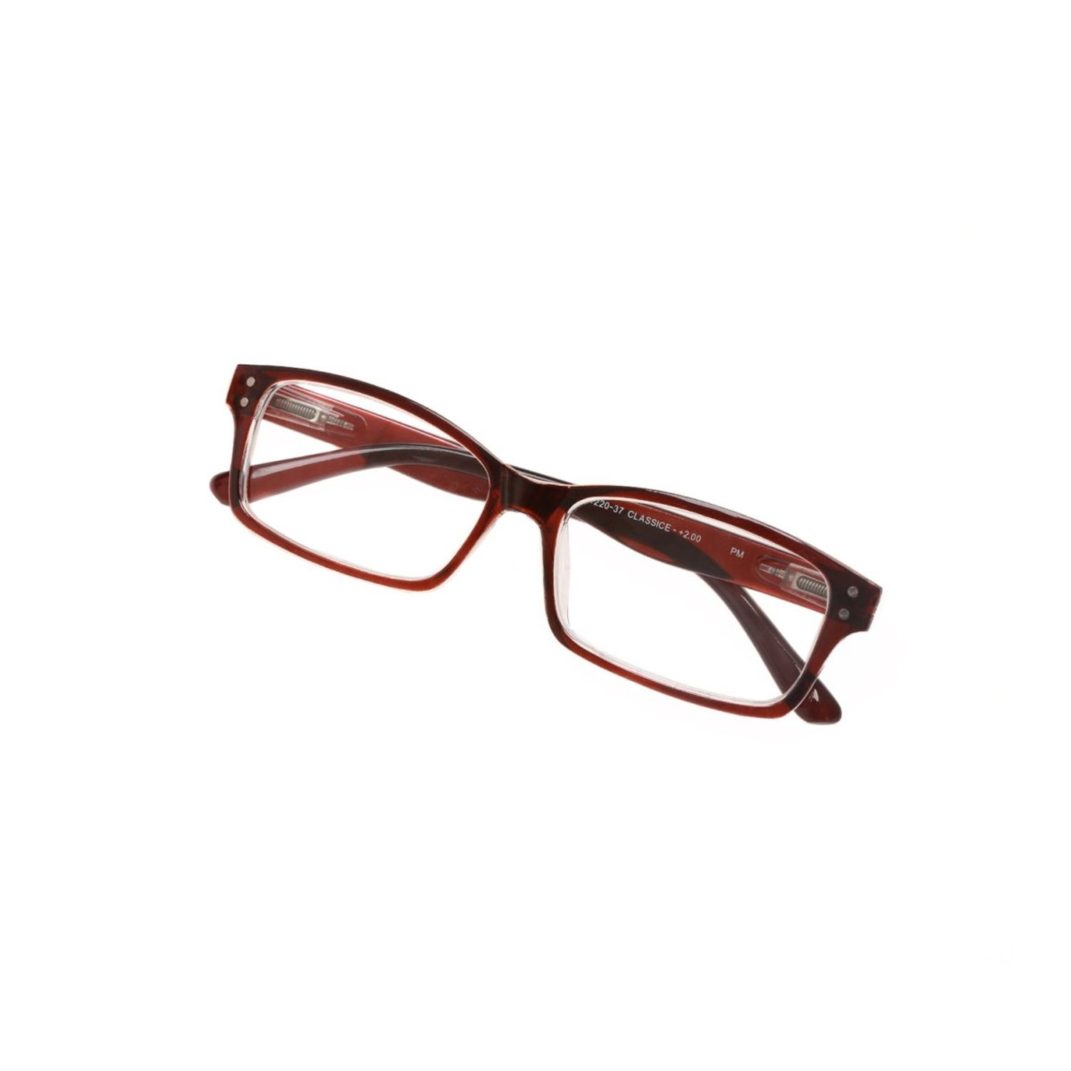 Ochelari de citit PAMI, OC1220-37 +3.00 Maro fotografia produsului View 5 L