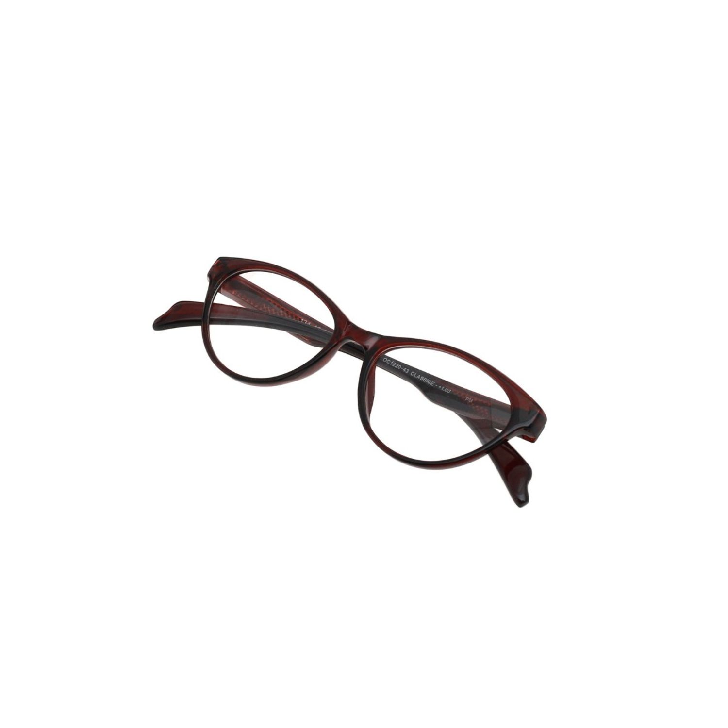 Ochelari de citit PAMI, OC1220-43 +1.00 Maro fotografia produsului View 5 L