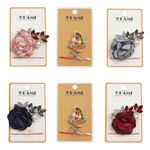 Set 6 brose martisor, PAMI, B43-T12 fotografia produsului
