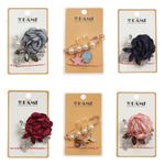 Set 6 brose martisor, PAMI, B44-T06 fotografia produsului