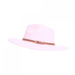 Palarie panama din stofa, PAMI, PD-0522-77, 58 cm Roz fotografia produsului