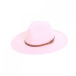 Palarie panama din stofa, PAMI, PD-0522-77, 58 cm Roz fotografia produsului View 3 S