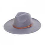 Palarie panama din stofa, PAMI, PD-0522-77, 58 cm Gri fotografia produsului View 4 S