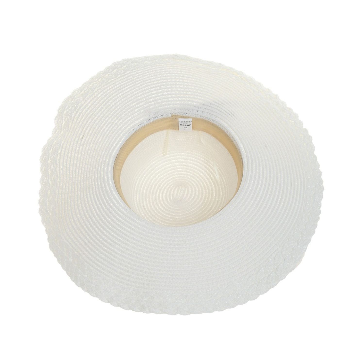 Palarie plaja dama PAMI, PD-1221-265, 57 cm Alb fotografia produsului View 3 L
