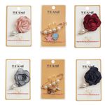 Set 6 brose martisor, PAMI,B44-T05 fotografia produsului