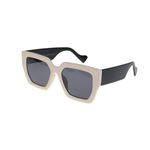 Ochelari de soare pentru dama PAMI, OD-1221-58 Crem fotografia produsului View 2 S