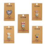 Set 5 brose martisor, PAMI, B11-B15 fotografia produsului