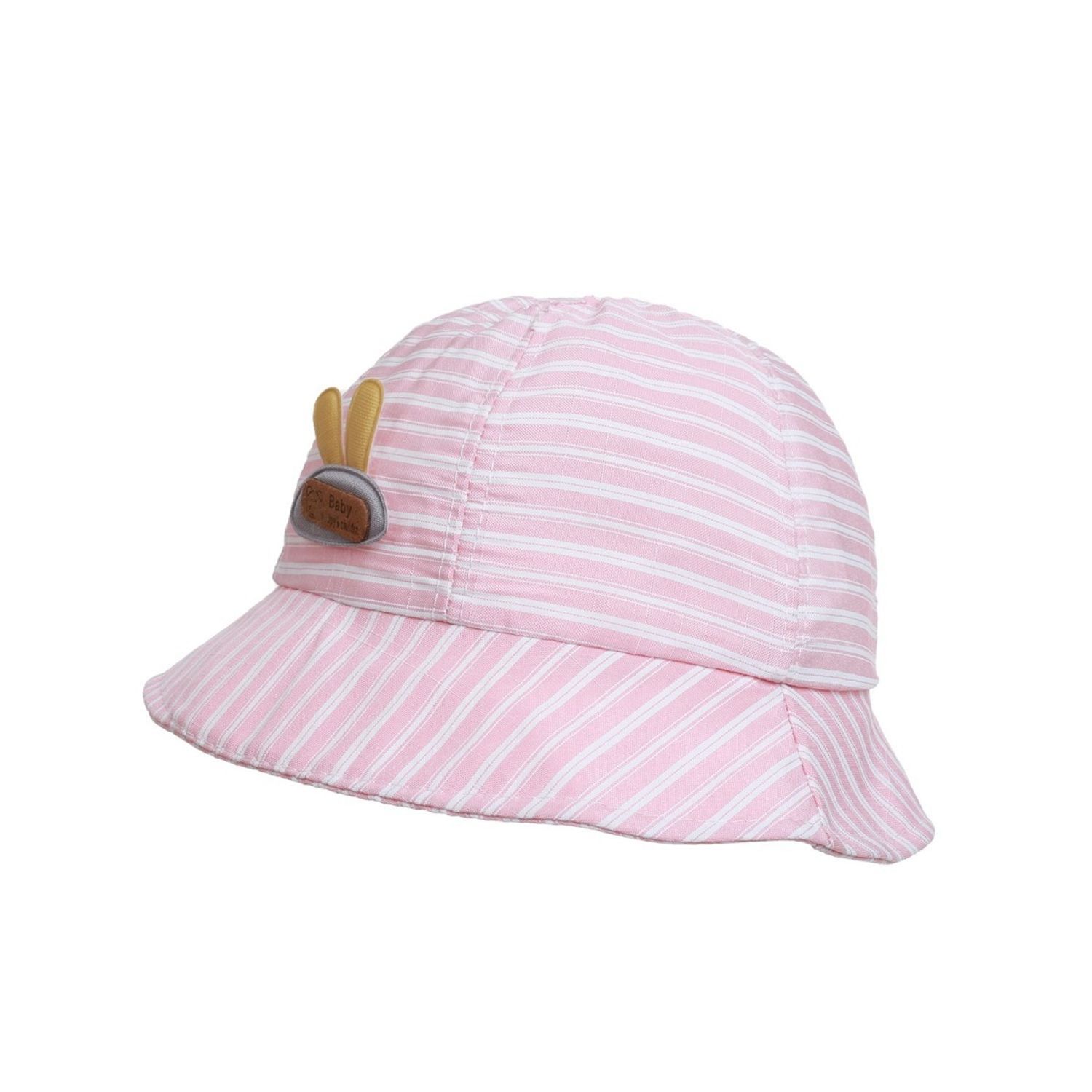 Palarie bebe cu dungi PAMI, PBB-1221-149, 46 - 48 cm Roz fotografia produsului View 2 L