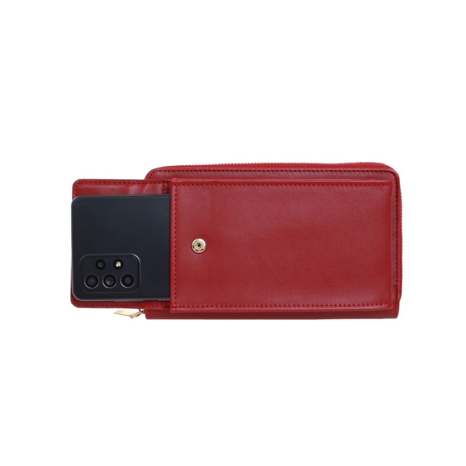 Poseta mini pentru  telefon PAMI, PD-1221-372 Rosu fotografia produsului View 3 L