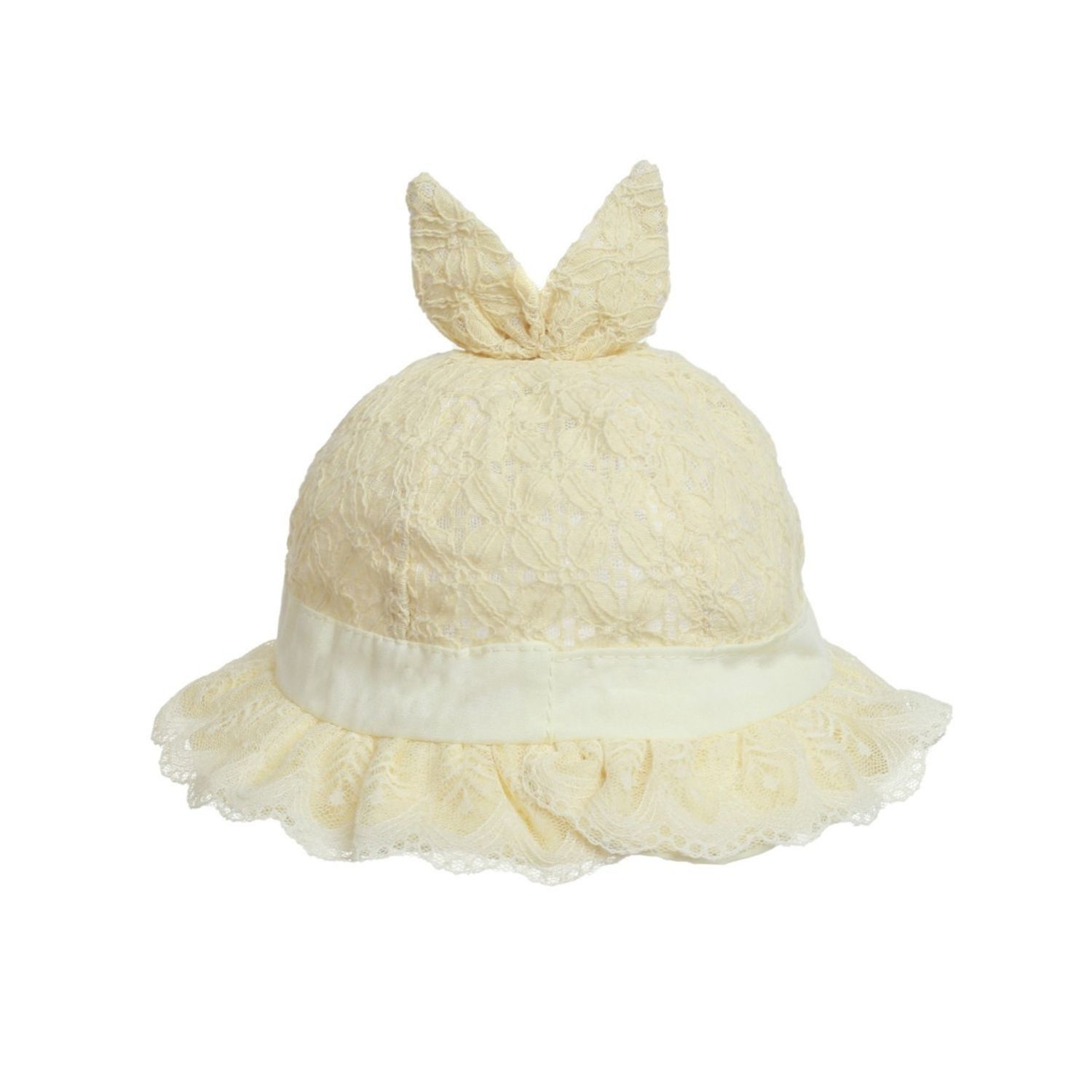 Palarie bebe bumbac PAMI, PBB-1221-156, 46 cm Galben fotografia produsului View 3 L