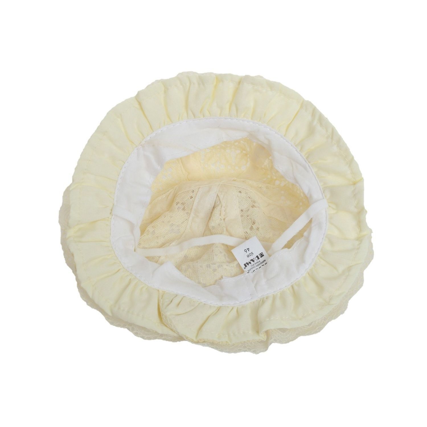 Palarie bebe bumbac PAMI, PBB-1221-156, 46 cm Galben fotografia produsului View 4 L