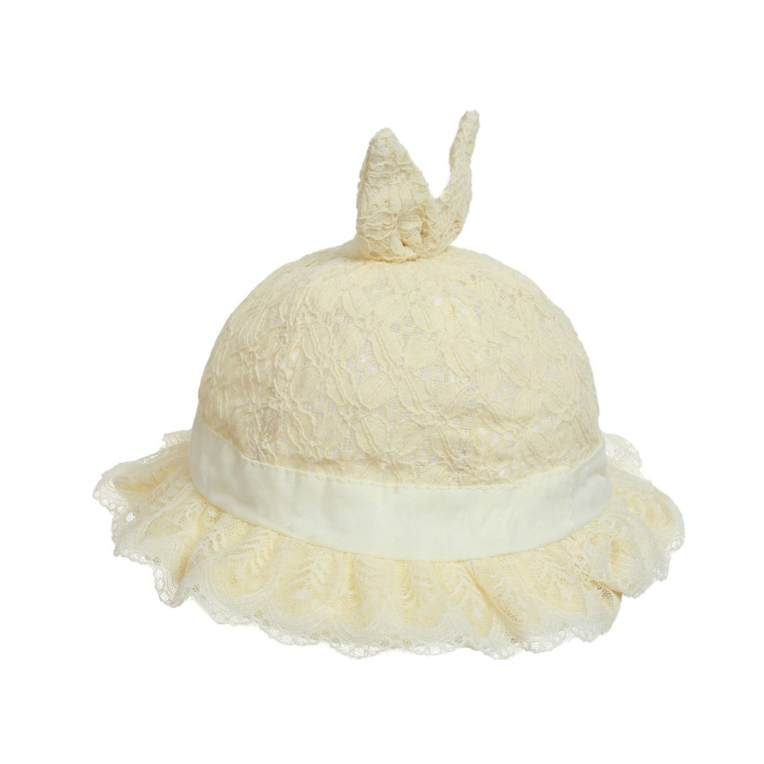 Palarie bebe bumbac PAMI, PBB-1221-156, 46 cm Galben fotografia produsului View 5 L