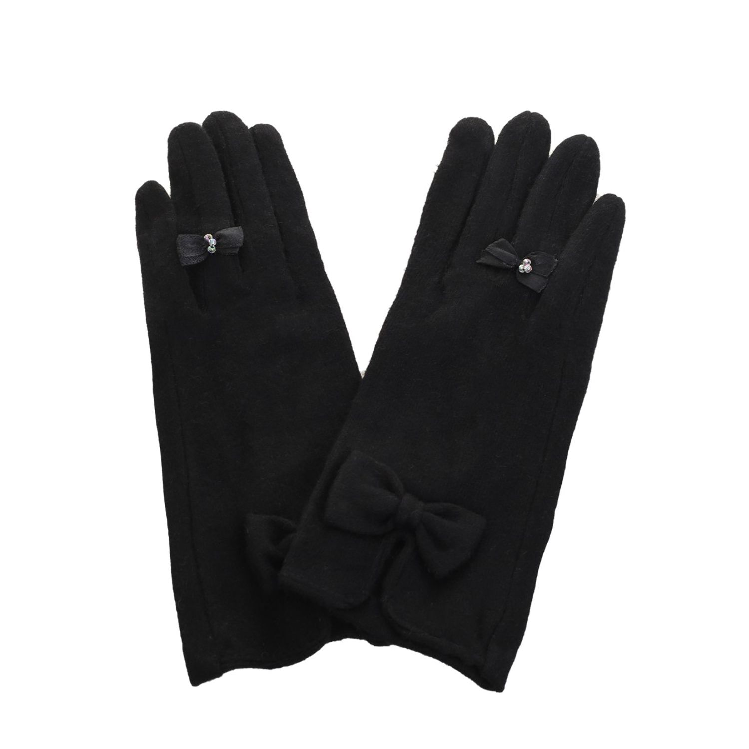 Manusi pentru dama, Pami, MD-1022-02 Negru fotografia produsului View 2 L