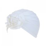 Turban pentru bebelusi, PAMI, CBB-1221-119, 52-54 cm Alb fotografia produsului