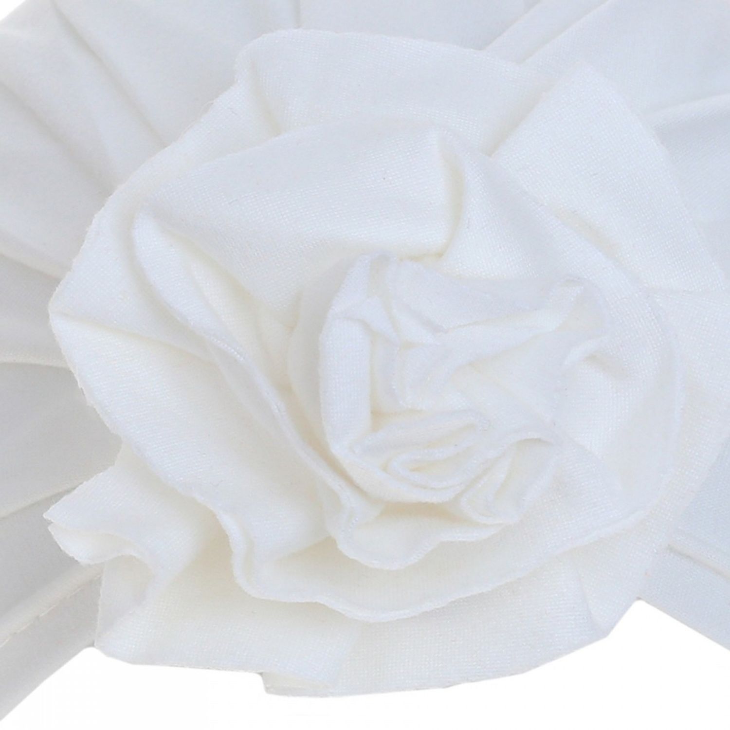 Turban pentru bebelusi, PAMI, CBB-1221-119, 52-54 cm Alb fotografia produsului View 5 L