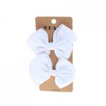 Set 2 clesti pentru par, PAMI, PC-0522-42, 8 cm Alb fotografia produsului