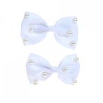 Set 4 clesti pentru par, PAMI, PC-0522-40, 8 cm Alb fotografia produsului View 3 S