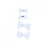 Set 4 clesti pentru par, PAMI, PC-0522-40, 8 cm Alb fotografia produsului View 2 S