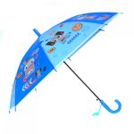 Umbrela lunga pvc automata pentru copii PAMI, UC-0522-6, 50 cm-8 spite Bleu fotografia produsului