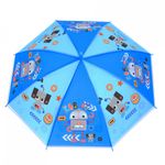 Umbrela lunga pvc automata pentru copii PAMI, UC-0522-6, 50 cm-8 spite Bleu fotografia produsului View 2 S