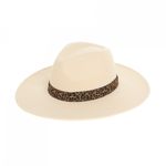 Palarie panama din stofa, PAMI, PD-0522-63, 58 cm Crem fotografia produsului View 3 S