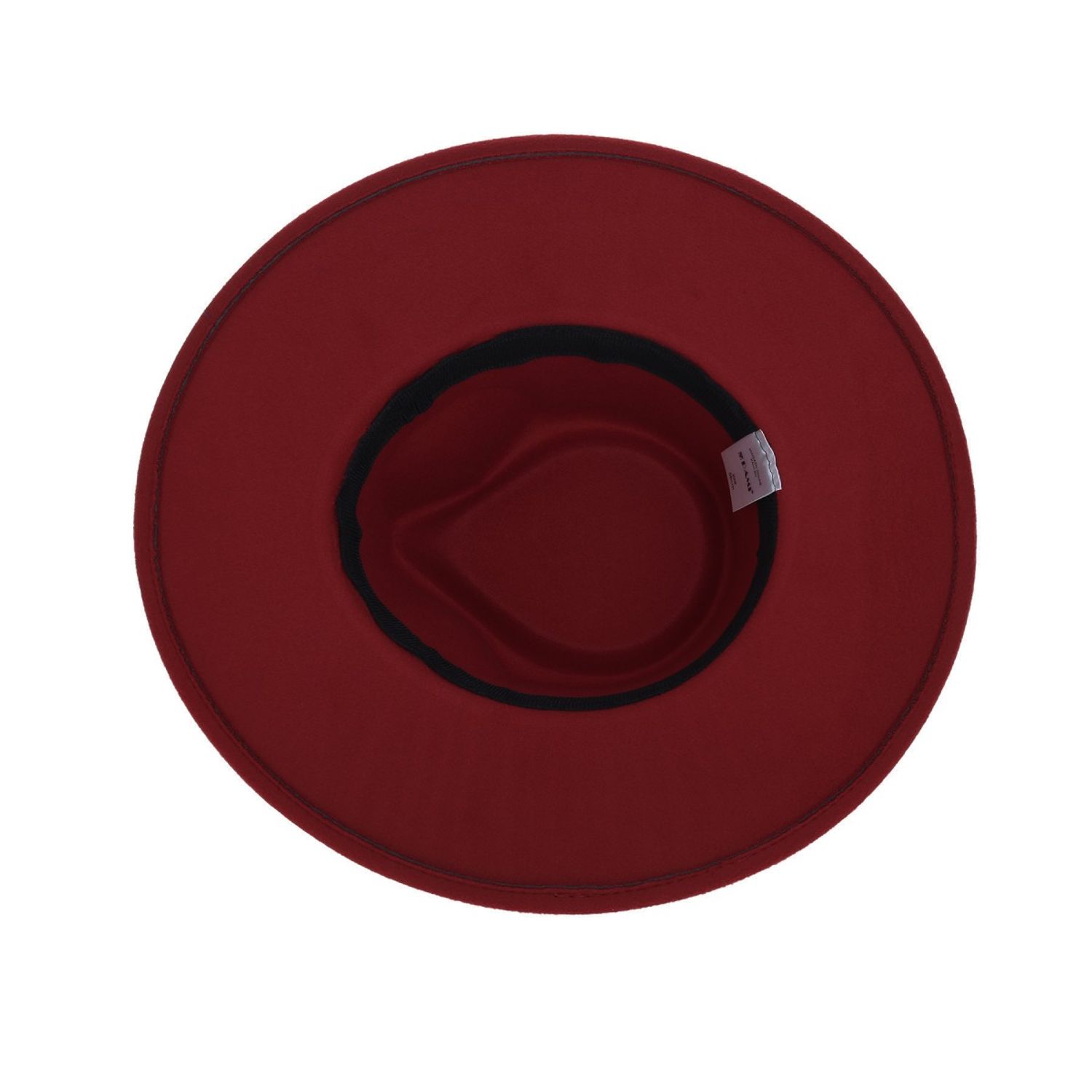 Palarie fedora din stofa, PAMI, PD-0522-52, 58 cm Rosu fotografia produsului View 3 L