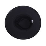 Palarie fedora din stofa, PAMI, PD-0522-52, 58 cm Negru fotografia produsului View 4 S