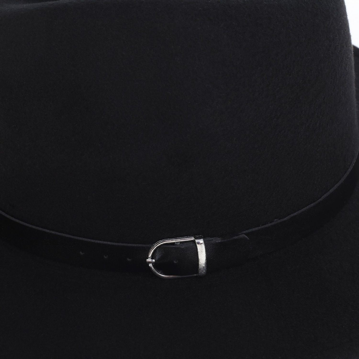 Palarie fedora din stofa, PAMI, PD-0522-74, 58 cm Negru fotografia produsului View 5 L