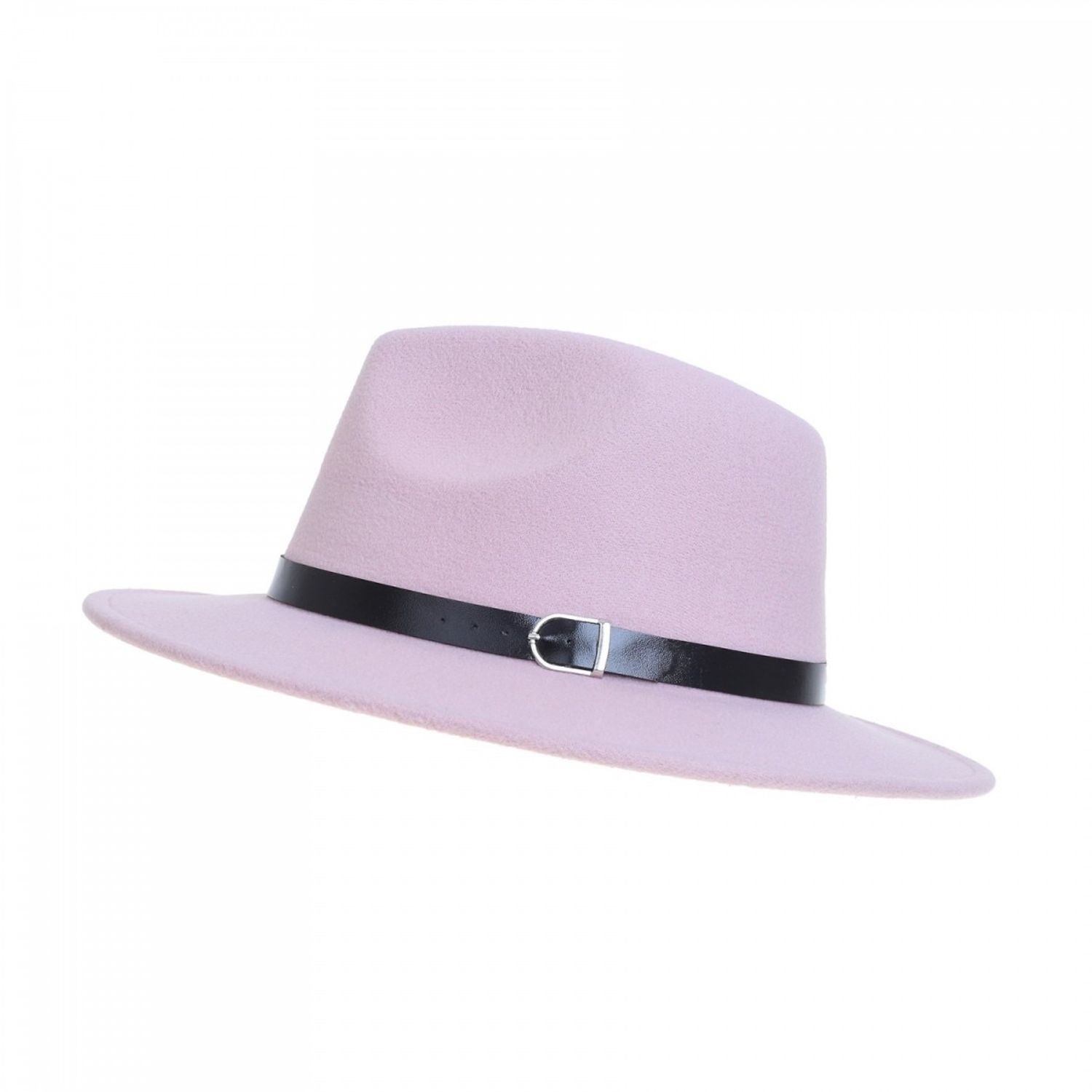 Palarie fedora din stofa, PAMI, PD-0522-74, 58 cm Mov fotografia produsului