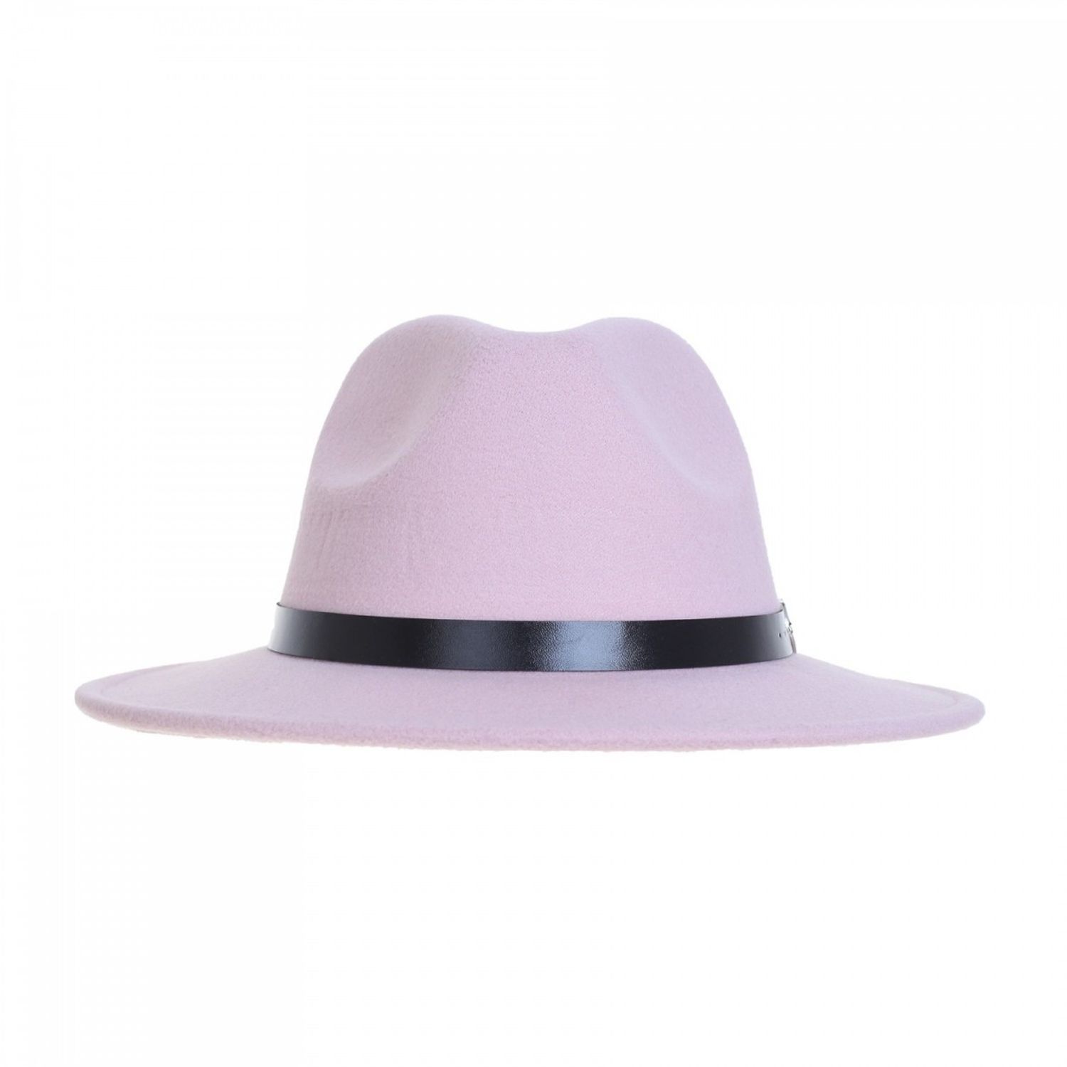 Palarie fedora din stofa, PAMI, PD-0522-74, 58 cm Mov fotografia produsului View 2 L