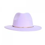 Palarie fedora din stofa, PAMI, PD-0522-60, 58 cm Mov fotografia produsului View 2 S