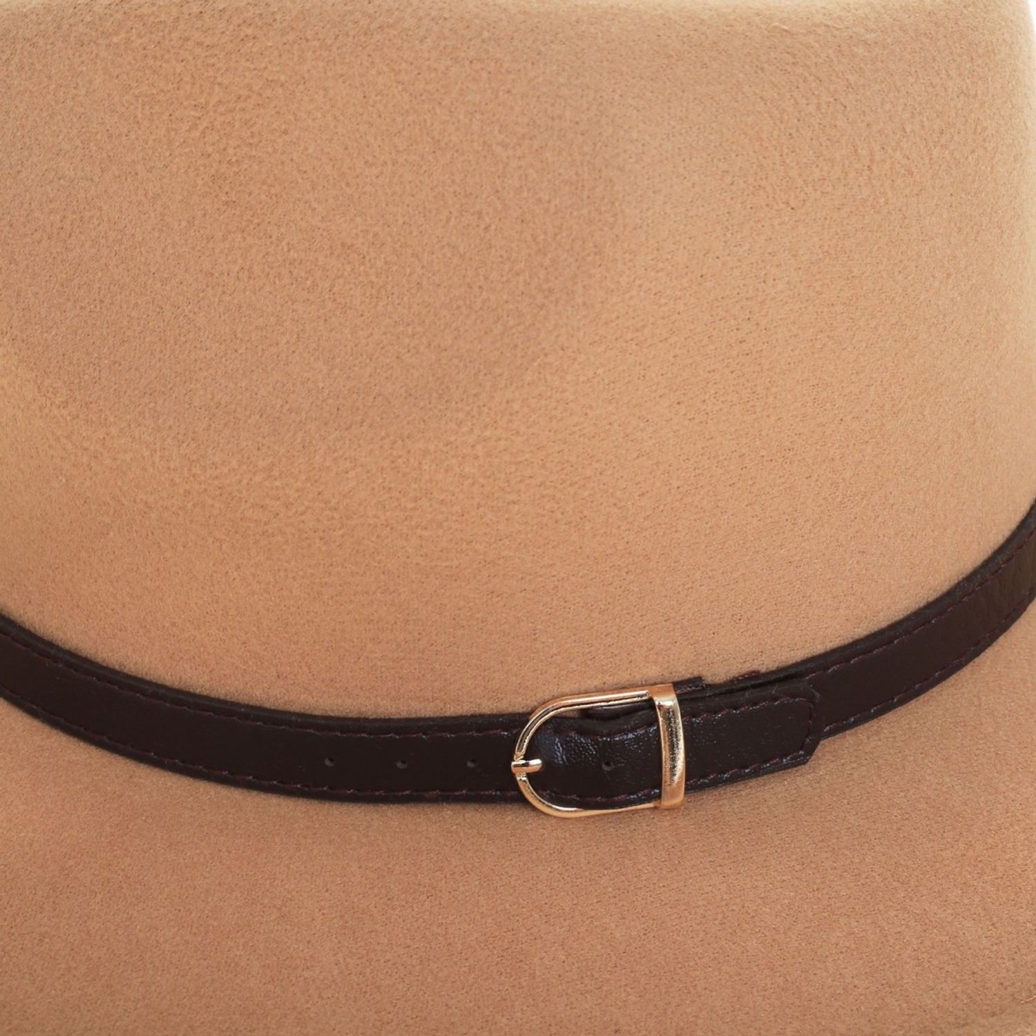 Palarie fedora din stofa, PAMI, PD-0522-72, 57 cm Bej fotografia produsului View 3 L