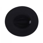 Palarie panama din stofa, PAMI, PD-0522-50, 57 cm Negru fotografia produsului View 4 S