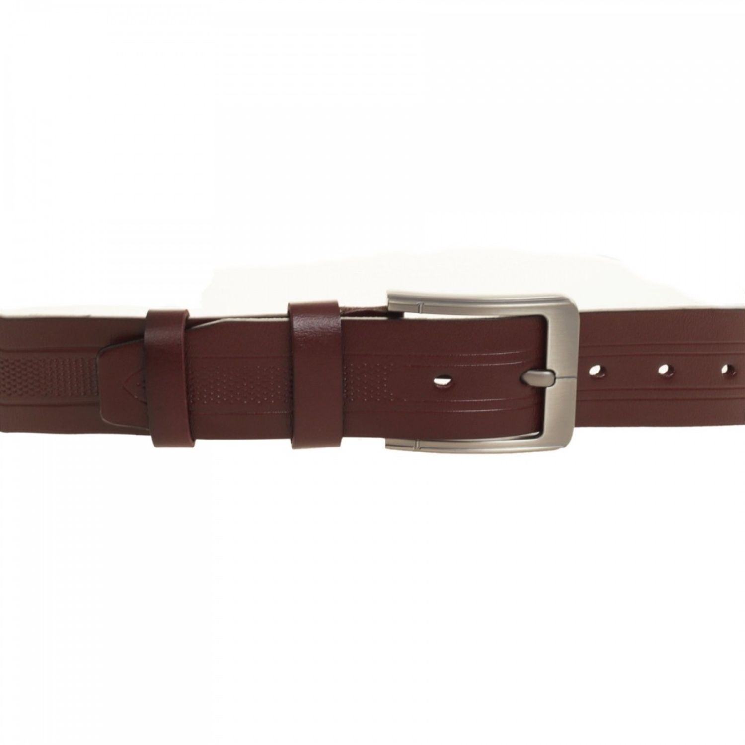Curea din piele pentru barbati, PAMI,CRB-0922-174-Grena, 95 cm fotografia produsului View 3 L