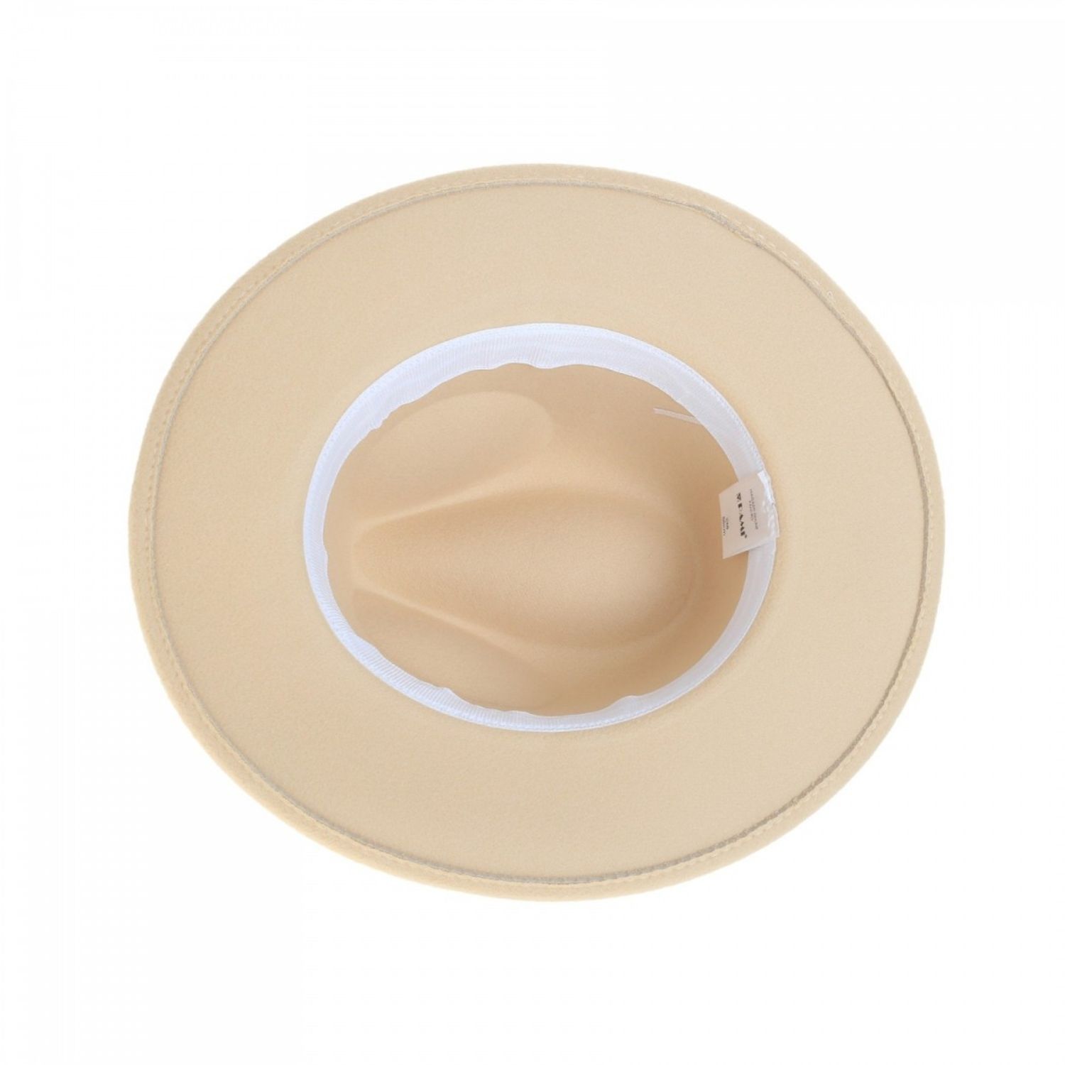 Palarie fedora din stofa, PAMI, PD-0522-46, 58 cm Crem fotografia produsului View 4 L