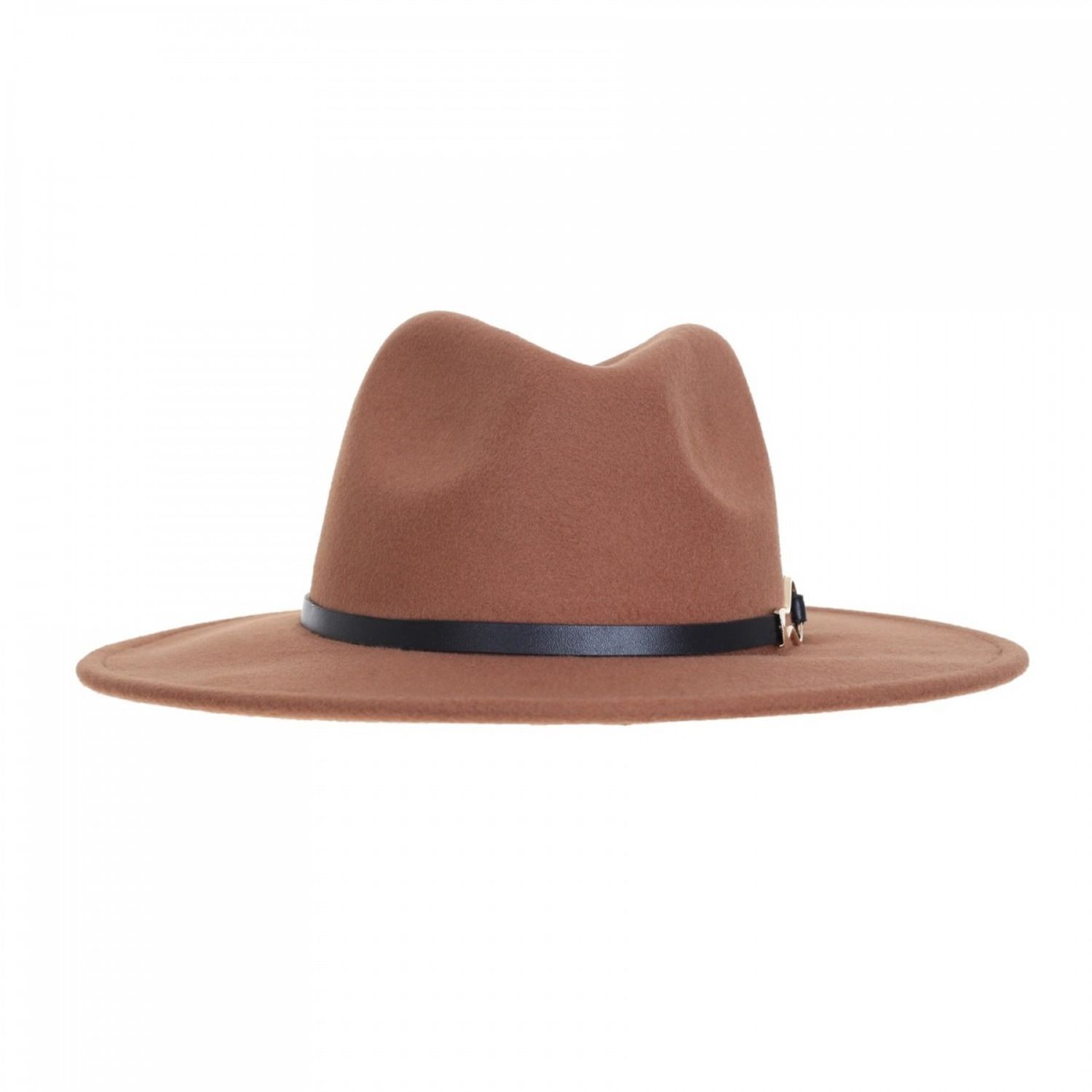 Palarie fedora din stofa, PAMI, PD-0522-49, 57 cm Maro fotografia produsului View 2 L
