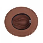 Palarie fedora din stofa, PAMI, PD-0522-46, 58 cm Maro fotografia produsului View 4 S