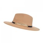 Palarie panama din stofa, PAMI, PD-0522-50, 57 cm Bej fotografia produsului