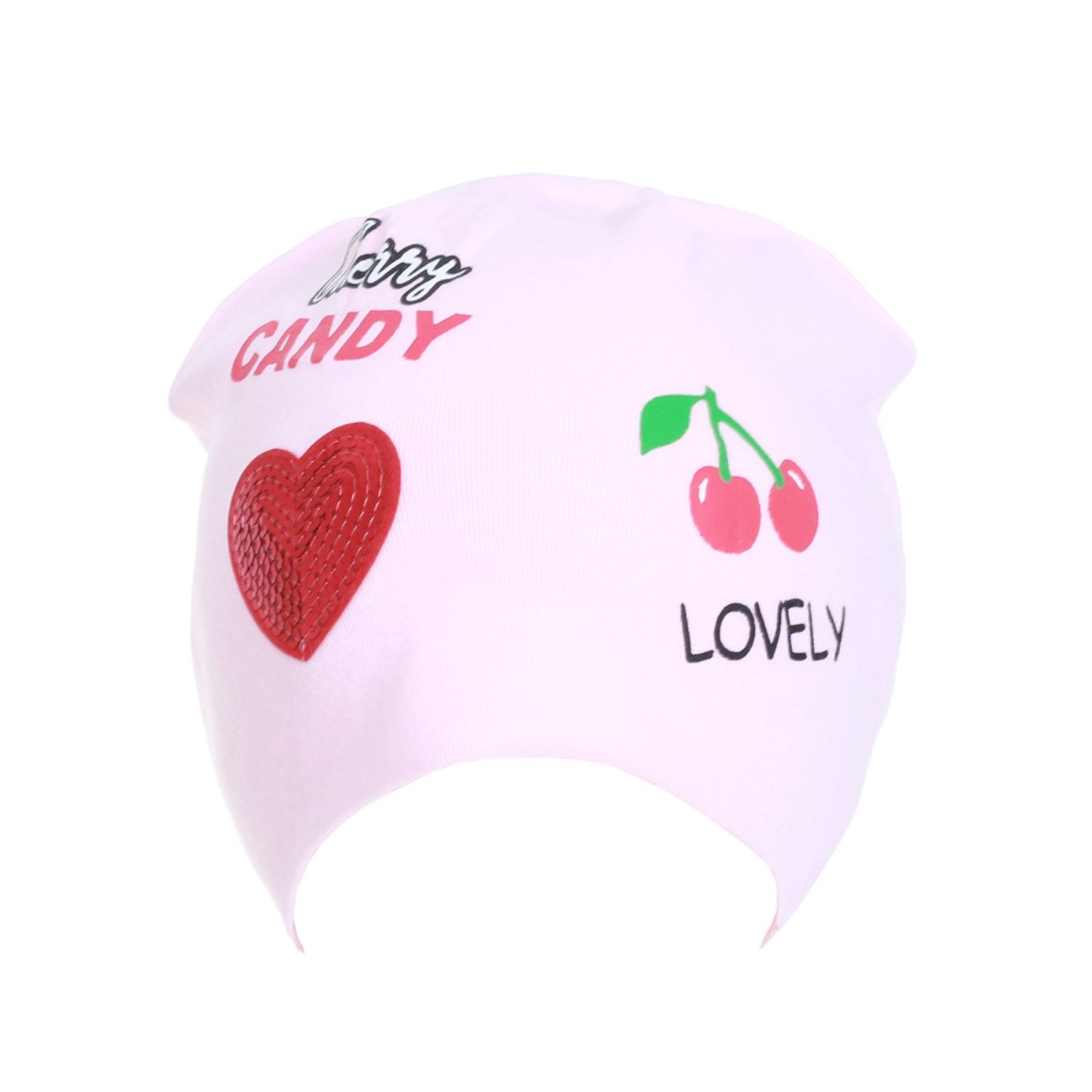 Fes pentru fetite, PAMI, CFT-1021-295, 54-56 cm Roz fotografia produsului